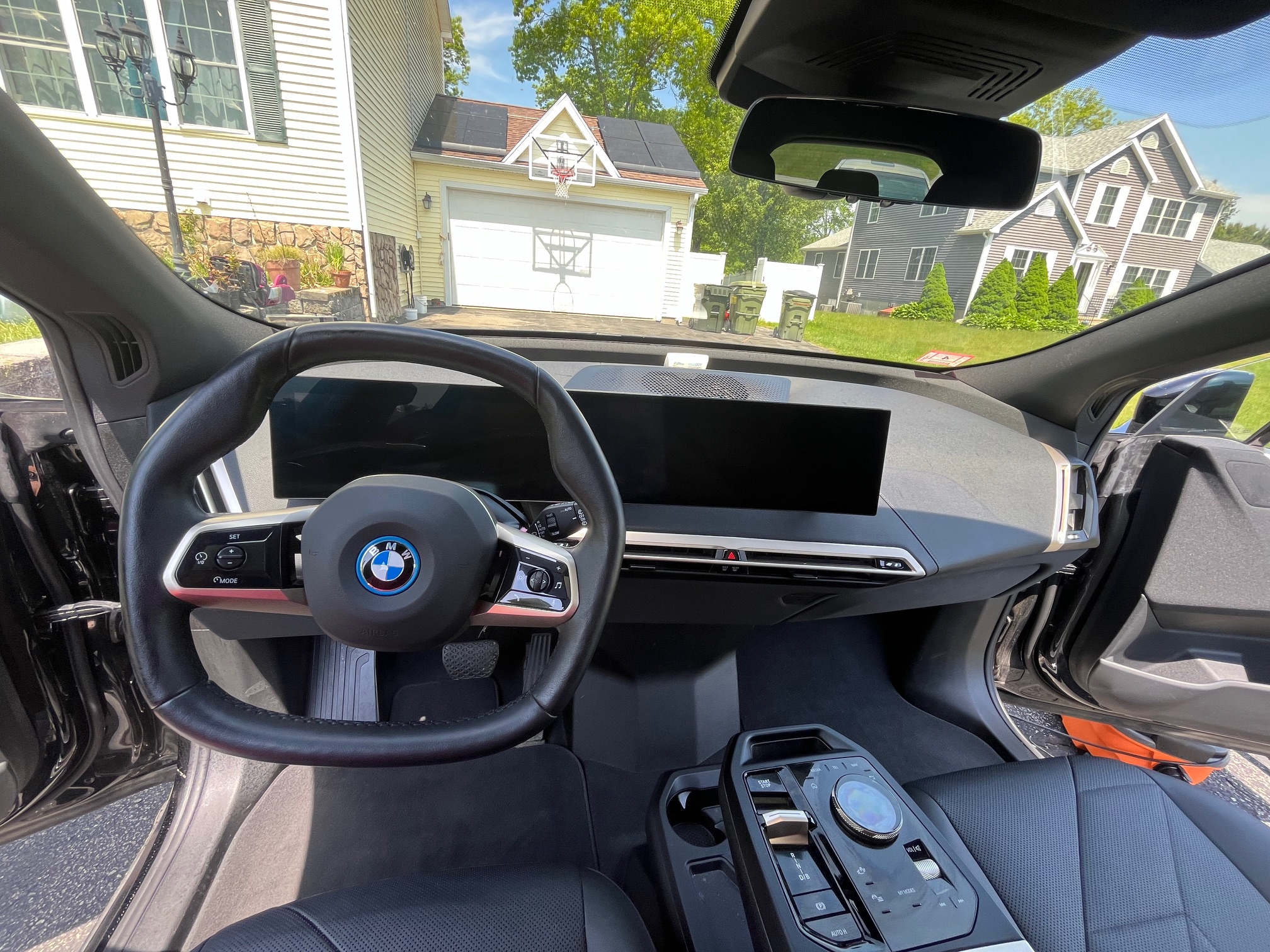 BMW interior detail